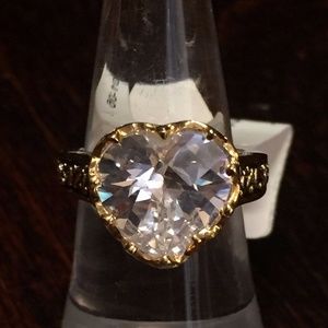 Heart-Shaped Princess Ring